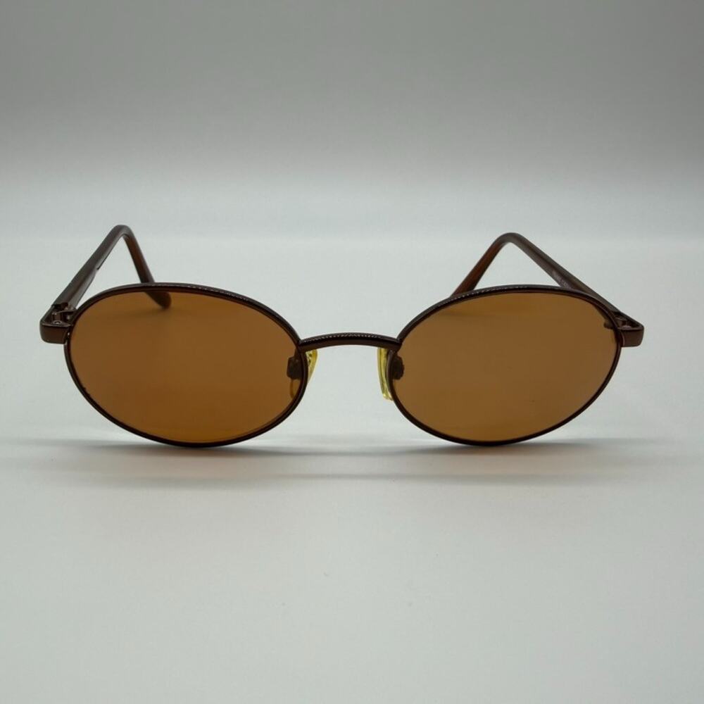 Capezio Shiny Copper Metal Oval Eyeglasses FRAME ONLY - Model 15 51-18-140